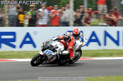 2008-05-11 Monza 2412 Supersport - Miguel Praia - Honda CBR600RR
